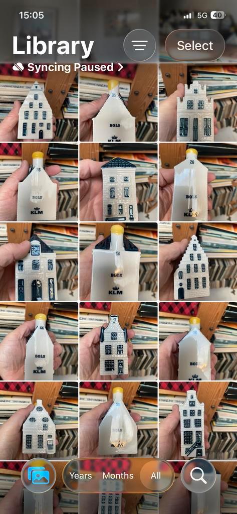 KLM Delfts Blauw Huisjes Collectie, Verzamelen, KLM Huisjes, Zo goed als nieuw, 1 t/m 20, Ophalen