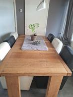 Eethoek met 6 stoelen, Huis en Inrichting, Complete eetkamers, Ophalen, Gebruikt, 4 tot 6 stoelen