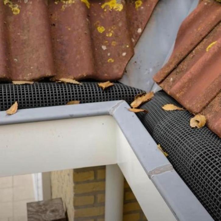 Gootdrain Bladstop - Maten M, L, XL en XXL - Bladvanger, Doe-het-zelf en Verbouw, Dakpannen en Dakbedekking, Nieuw, Dakplaat of Dakpanplaat