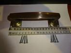 Antieke zware messing/vernikkelde handgreep, periode1900 €55, Ophalen, Gebruikt