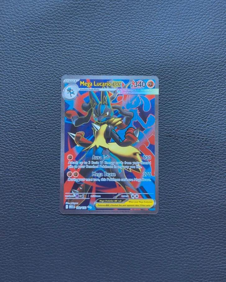 Mega Lucario Ex #160 Pokemon Mega Evolution | Ruil Mogelijk, Hobby en Vrije tijd, Verzamelkaartspellen | Pokémon, Zo goed als nieuw