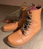 Nappa leren laarzen Gudrun Sjoden 42 cognac kleur, Beige, Lage of Enkellaarzen, Ophalen of Verzenden, Zo goed als nieuw