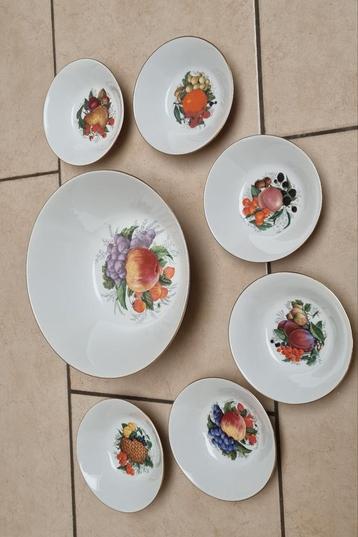 Vintage Fruitschaal Set beschikbaar voor biedingen