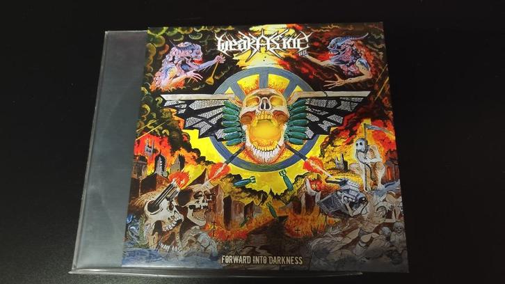 metal vinyl: Weak Aside- Forward into Darkness, death metal, Cd's en Dvd's, Vinyl | Hardrock en Metal, Zo goed als nieuw, Verzenden