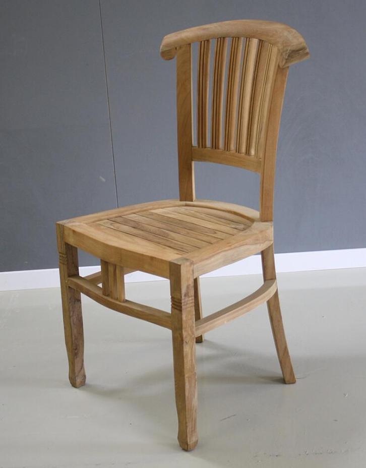 Eetkamerstoel teak, Huis en Inrichting, Stoelen, Zo goed als nieuw, Vijf, Zes of meer stoelen, Hout, Bruin, Ophalen