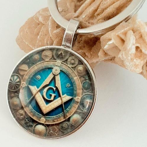 Nwe. Sleutelhanger Vrijmetselaar, Sieraden, Tassen en Uiterlijk, Overige Accessoires, Nieuw, Ophalen
