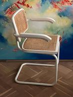 Japandi Retro Vintage rotan webbing Cesca Marcel Breuer, Huis en Inrichting, Stoelen, Ophalen, Gebruikt, Wit, Retro vintage japandi  design