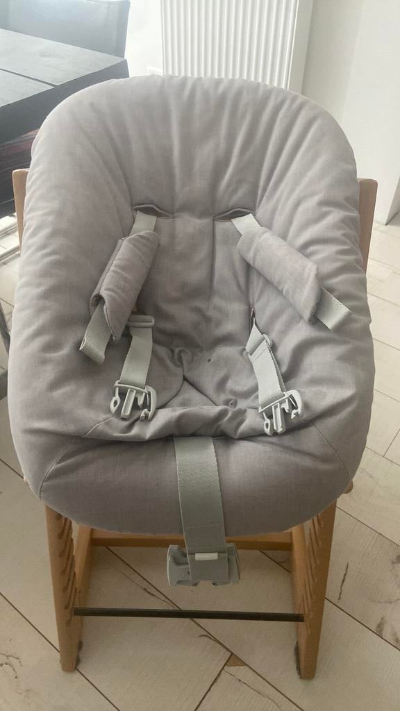 Stokke Tripp Trapp Newborn Set - Zo goed als nieuw!, Ophalen, Zo goed als nieuw, Meegroeistoel, Gordel(s)