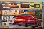 Spoorbaan + modeltrein + spoorweghuisjes, Hobby en Vrije tijd, Overige merken, Treinset, Gelijkstroom, Ophalen of Verzenden
