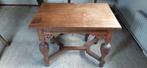 Antieke eiken tafel met flespoten, Ophalen