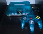 Nintendo 64 • clear blue • 1 controller, 1 speler, Zo goed als nieuw, Vanaf 3 jaar, Ophalen