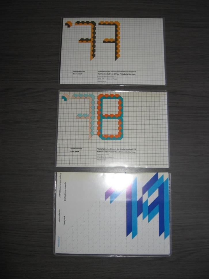 Jaarcollecties Nederland 1977 t/m 1979. Postfris., Postzegels en Munten, Postzegels | Nederland, Postfris, Na 1940, Verzenden