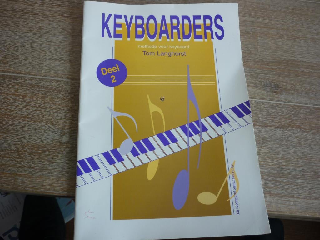 Tom Langhorst - Keyboarders deel 2 - Methode voor keyboard, Muziek en Instrumenten, Bladmuziek, Gebruikt, Les of Cursus, Klassiek