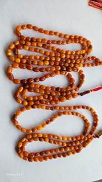 Antieke Amber Tesbih Kettingen - Duitsland, Ophalen of Verzenden, Overige materialen, Ketting, Met edelsteen