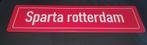Sparta Rotterdam Wandbord - 40x10 cm, Ophalen of Verzenden, Nieuw