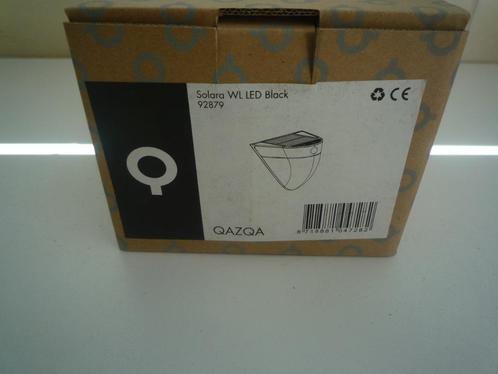 Solara LED lamp black van QAZQA, buitenlamp, Tuin en Terras, Buitenverlichting, Nieuw, Wandlamp, Kunststof, Minder dan 50 watt