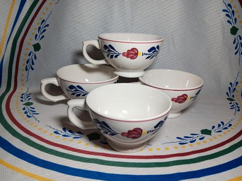 4x Soepkommen boerenbont, Huis en Inrichting, Keuken | Servies, Nieuw, Kom(men), Boerenbont, Aardewerk, Ophalen of Verzenden