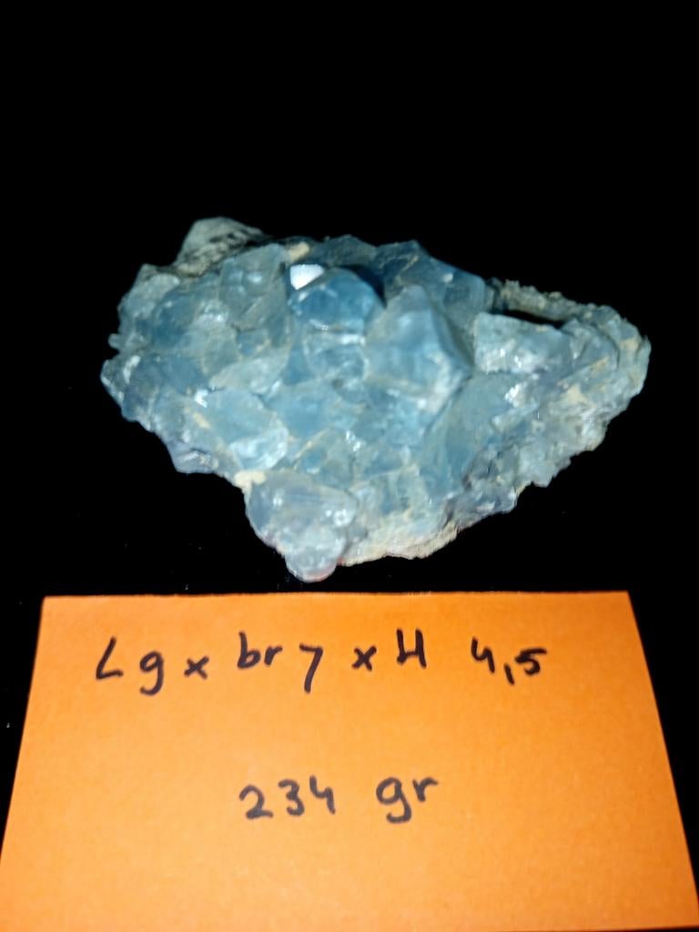 Coelestien Ruw Nr.2 - Prachtig Mineraal, Ophalen of Verzenden, Mineraal