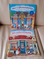 Ron Schröder - Het cijferwinkeltje + Het letterwinkeltje, Boeken, Ophalen of Verzenden, Zo goed als nieuw, Ron Schröder; Marianne Busser