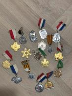 Partij medailles, Ophalen of Verzenden, Landmacht, Nederland, Embleem of Badge