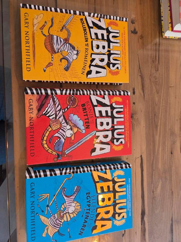 Julius Zebra Boeken Set - Gary Northfield, Boeken, Kinderboeken | Jeugd | onder 10 jaar, Zo goed als nieuw, Fictie algemeen, Ophalen of Verzenden