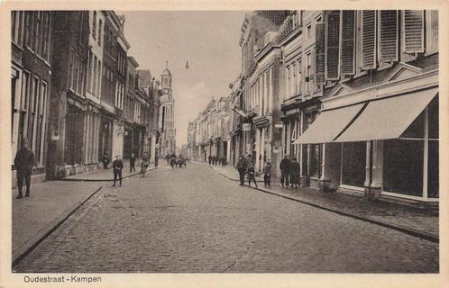 AY453 Kampen Oudestraat ca. 1925 Uitg. Riviere, Verzamelen, Ansichtkaarten | Nederland, Ongelopen, Overijssel, 1920 tot 1940, Verzenden