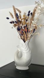 Darmouth Fish Vase Devon (vis) ‘Gurgle Jug’, Steen, Wit, Ophalen of Verzenden, Zo goed als nieuw