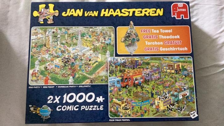 Diverse jan van Haasteren puzzels 500-1500 stukjes, Hobby en Vrije tijd, Denksport en Puzzels, Zo goed als nieuw, Legpuzzel, 500 t/m 1500 stukjes