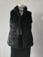 Miss Jolia bont bodywarmer maat S/36, Kleding | Dames, Bodywarmers, Zwart, Ophalen of Verzenden, Zo goed als nieuw, Maat 36 (S)