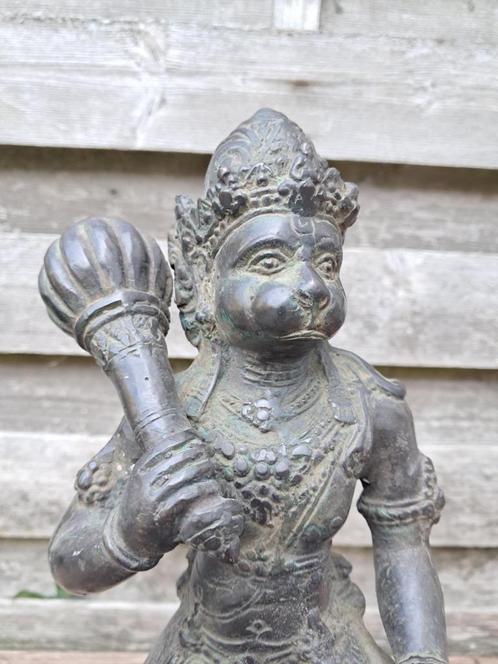 Bronzen beeld/Hanuman/ de apengod/India/Azië, Antiek en Kunst, Kunst | Niet-Westerse kunst, Ophalen of Verzenden