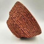 Grote vintage aardewerk bloempot op een voetje, Verzamelen, Retro, Ophalen of Verzenden, Huis en Inrichting