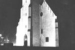 901432	Katwijk aan Zee	oude Kerk	Bij avond	1956	Gelopen met, Ophalen of Verzenden, 1940 tot 1960, Gelopen, Zuid-Holland