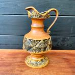 Vintage West Germany vaas okergeel, Ophalen of Verzenden