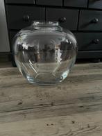 prachtige grote bolle glazen vaas, Huis en Inrichting, Woonaccessoires | Vazen, Ophalen, Overige kleuren, Minder dan 50 cm, Glas