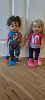 Baby born grote broer en zus, Ophalen of Verzenden, Zo goed als nieuw, Babypop