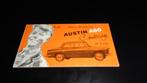 ZELDZAME Kleine Folder  AUSTIN  A60  CAMBRIDGE DE LUXE, Verzenden, Zo goed als nieuw, Overige merken