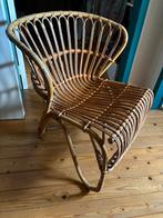 Laag Rotan Stoeltje - Goede Staat, Ophalen, Gebruikt, Bruin, Riet of Rotan