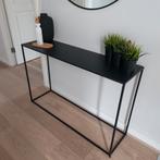 Zwarte haltafel/sidetafel - Stoer & Modern, Ophalen, Gebruikt, 100 tot 150 cm, Metaal
