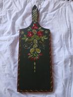 Handbeschilderde Houten snijplank/borrelplank - 29x14cm, Ophalen of Verzenden