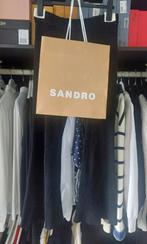 Sandro broek -  trouser velour knit flared, Kleding | Dames, Broeken en Pantalons, Maat 38/40 (M), Verzenden, Zwart, Sandro