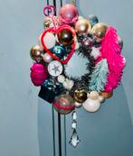 Prachtige kitsch krans kerst handcraft, Diversen, Kerst, Ophalen of Verzenden, Nieuw