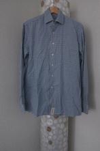 Dikke artu napoli overhemd geblokt 40, Blauw, Zo goed als nieuw, Artu napoli, Schipluidenlaan 20 5035KJ Tilburg