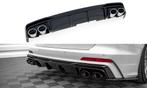 REAR VALANCE + EXHAUST ENDS IMITATION AUDI A6 C8 S-LINE, Verzenden, Maxton Design, Sales@maxtondesign.eu, Ul. Podlesie 26