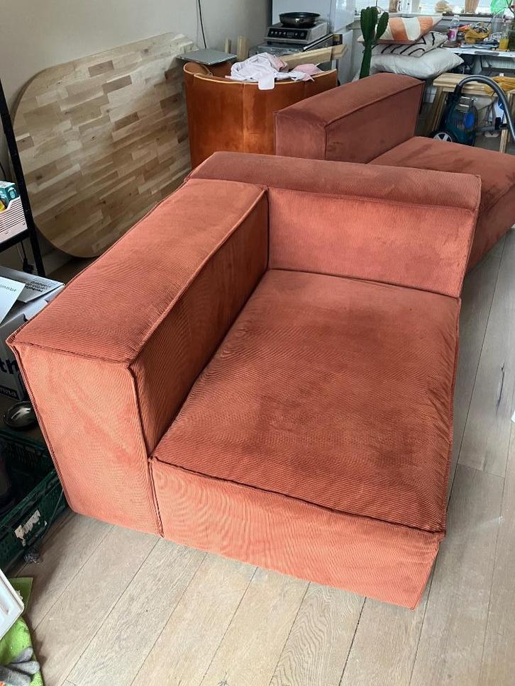 Twee bank elementen IGOR Wehkamp, Huis en Inrichting, Banken | Bankstellen, Zo goed als nieuw, Hoekbank, Tweepersoons, 150 tot 200 cm