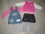 jeans jurkje en rokje, vest, longsleeve, legging 68, Kinderen en Baby's, Babykleding | Maat 68, Jurkje of Rokje, Meisje, Gebruikt