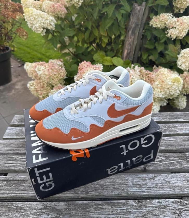 Nike Air Max 1 Patta Monarch 45 Eu, Kleding | Heren, Schoenen, Zo goed als nieuw, Sneakers of Gympen, Overige kleuren, Ophalen of Verzenden