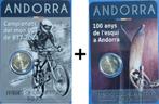 Andorra 2024 - 2 euro - Skisport + Mountainbike - 2x 10 st., Ophalen of Verzenden, Overige landen, 2 euro