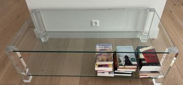 Plexiglas salontafel (2-laags) beschikbaar voor biedingen