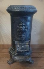 Antiek Franse pot kachel, Huis en Inrichting, Kachels, Gebruikt, Vintage, Vintage, Houtkachel