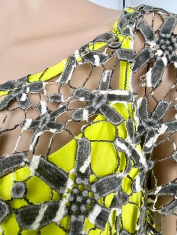 i327 Steps maat 40=M jurk jurkje feestjurk feest geel/grijs/ beschikbaar voor biedingen